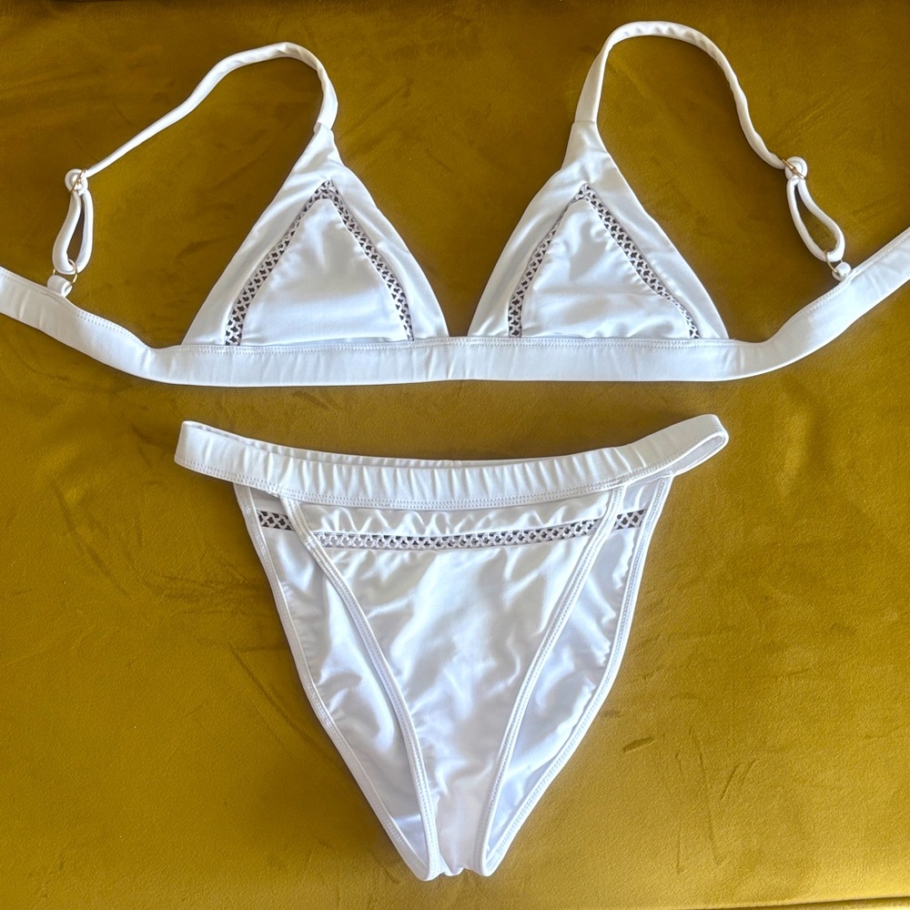 Tularosa Zilla White Bikini Set